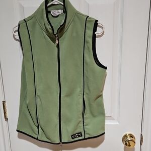 Eddie Bauer Olive Fleece Vest